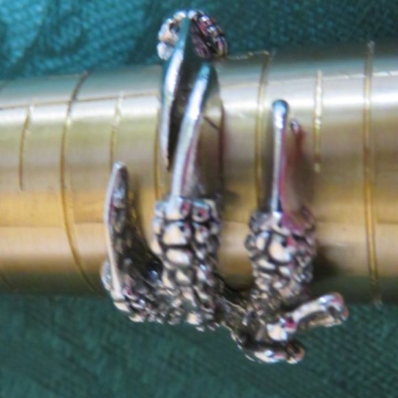 nwot DRAGON Claw Ring Titanium Steel Size 8.5 (K213) - Picture 3 of 5
